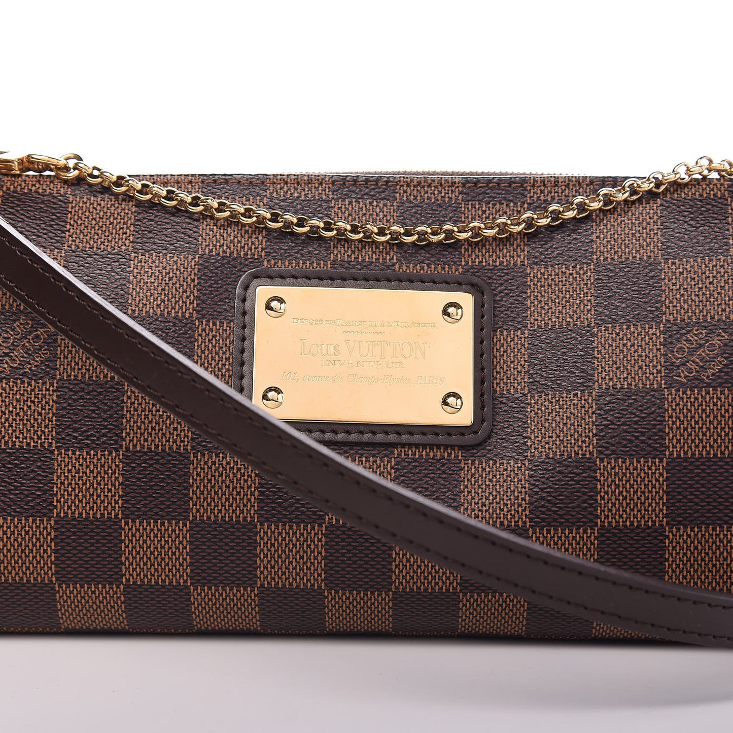 Damier Ebene Eva Clutch