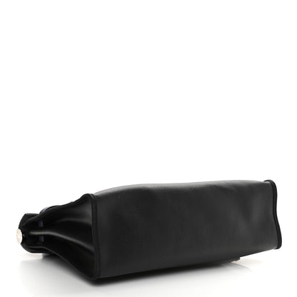 Hermes Toile H Berline Vache Hunter Herbag Zip PM 31 Bleu Encre Black 5 of 11