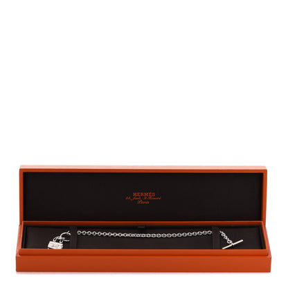 Hermes Sterling Silver Amulettes Constance Bracelet 6 of 6