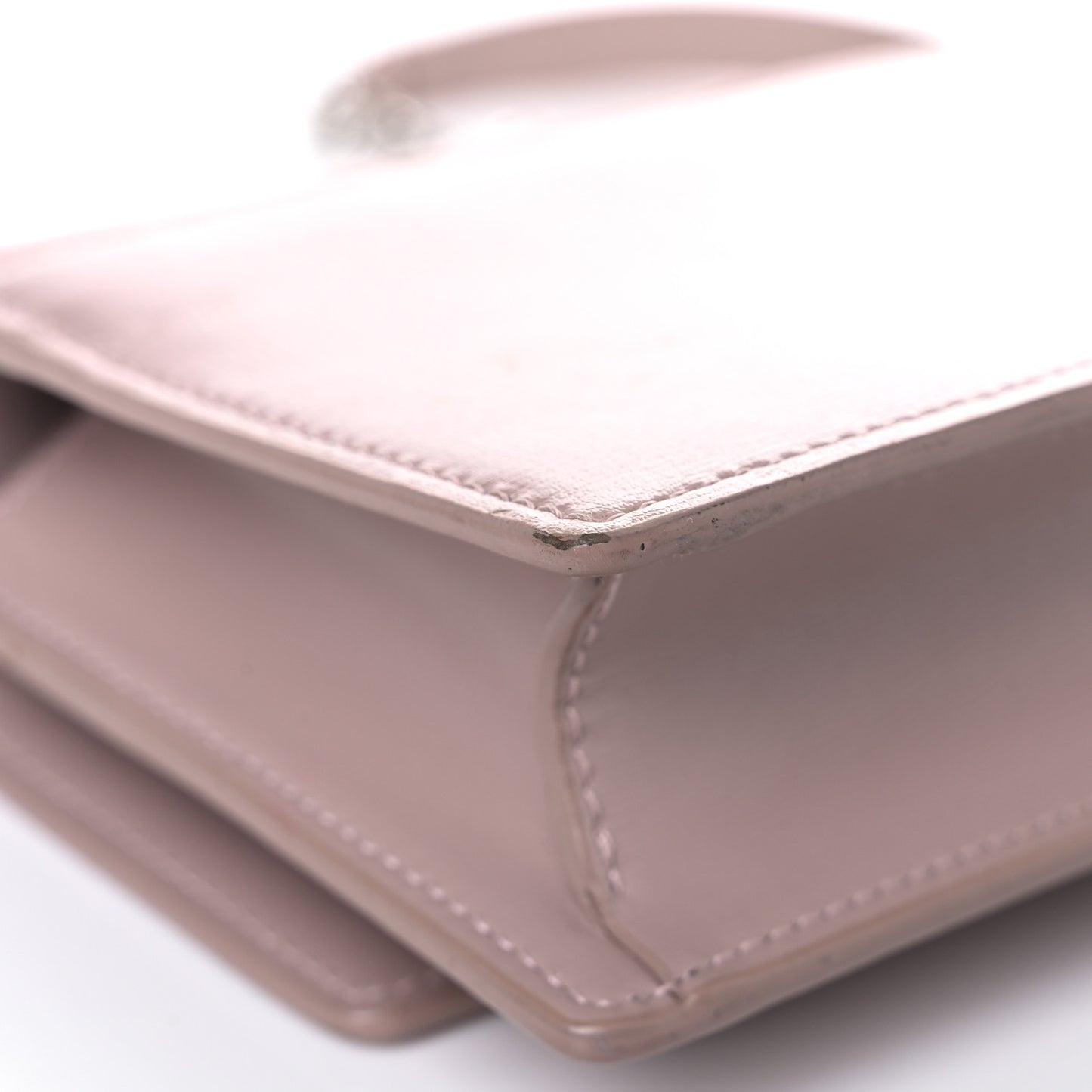 Calfskin Monogram Sunset Chain Wallet Light Pink