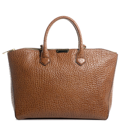 Burberry Signature Grain Vintage Finish Medium Tote Camel 1 of 12