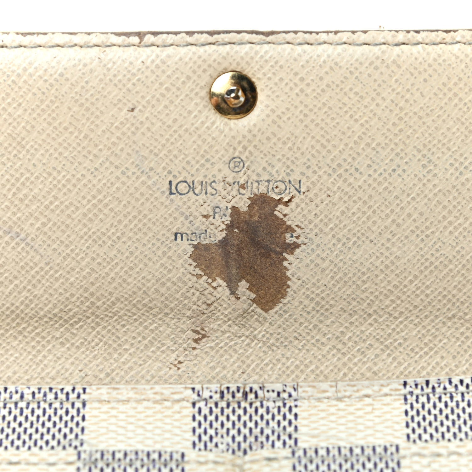 Louis Vuitton Damier Azur Sarah Wallet 6 of 10