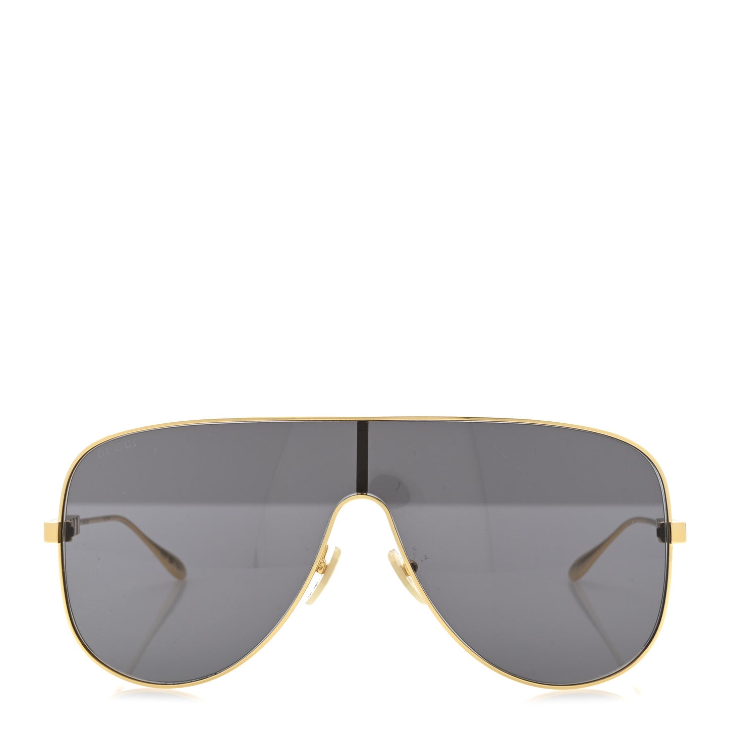 Metal Mask Sunglasses GG1436S Grey Gold