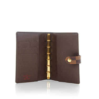 Louis Vuitton Damier Ebene Small Ring Agenda Cover 5 of 7