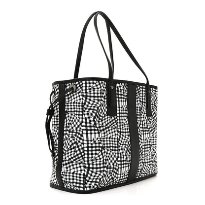 MCM Visetos Medium Liz Reversible Shopper Tote Black 7 of 17