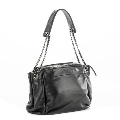 Chanel Lambskin Diamond Stitch Shoulder Bag Black 3 of 7