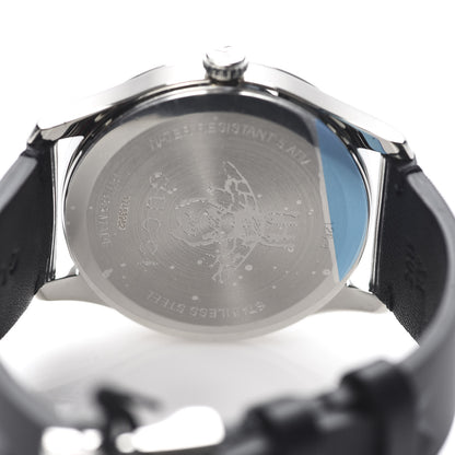 Gucci Stainless Steel Calfskin 38mm G-Timeless Bee Star Hologram Quartz Watch Black 5 of 6