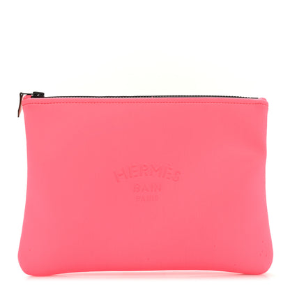Hermes Neoprene Neobain Medium Case Bubble Gum 1 of 7