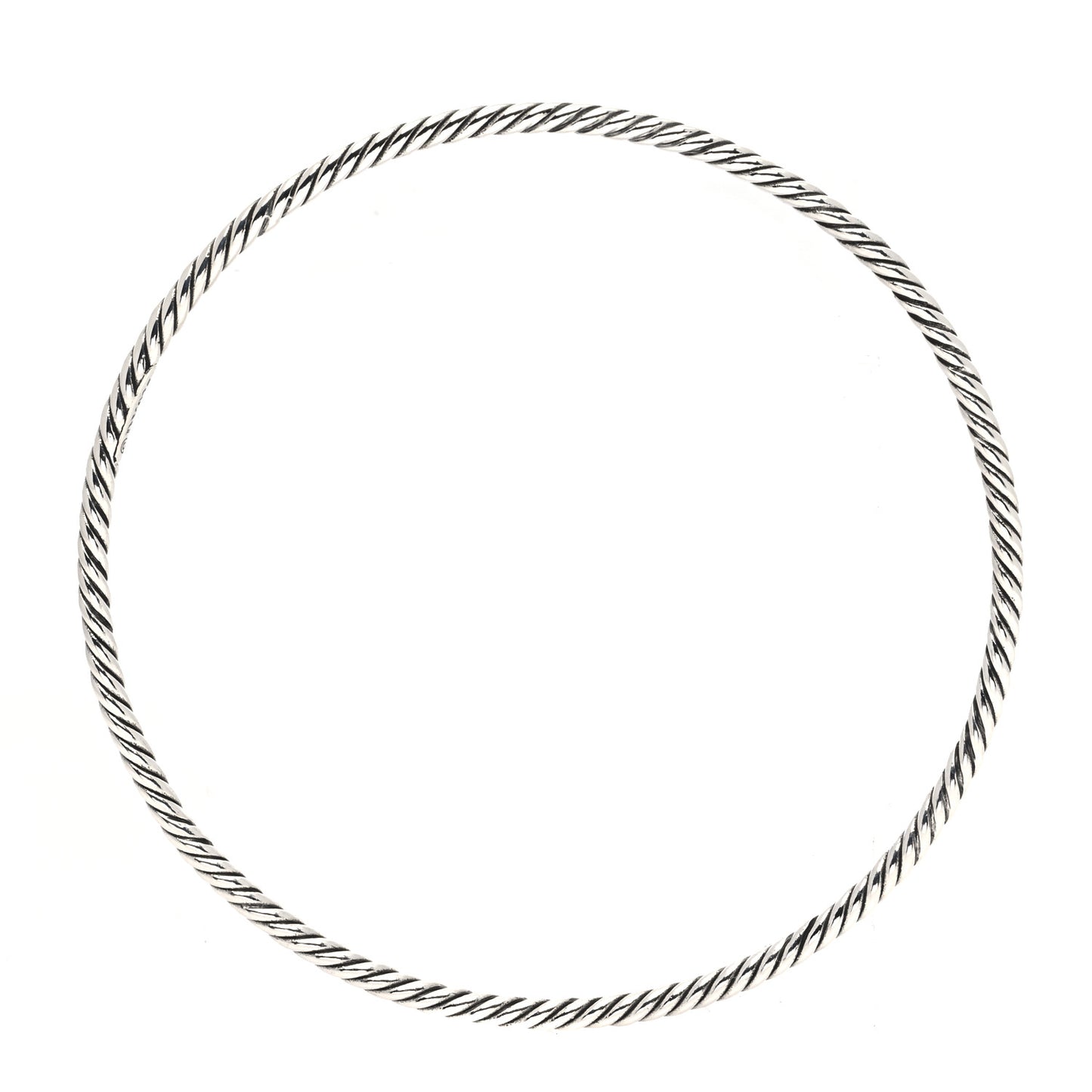 Sterling Silver 2.5mm Cable Classics Bangle Bracelet