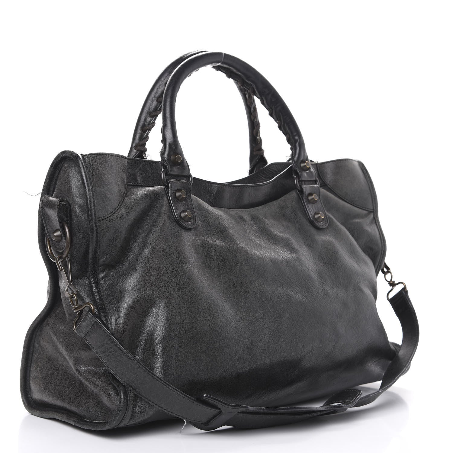 Balenciaga Agneau Classic Hardware City Anthracite 4 of 17