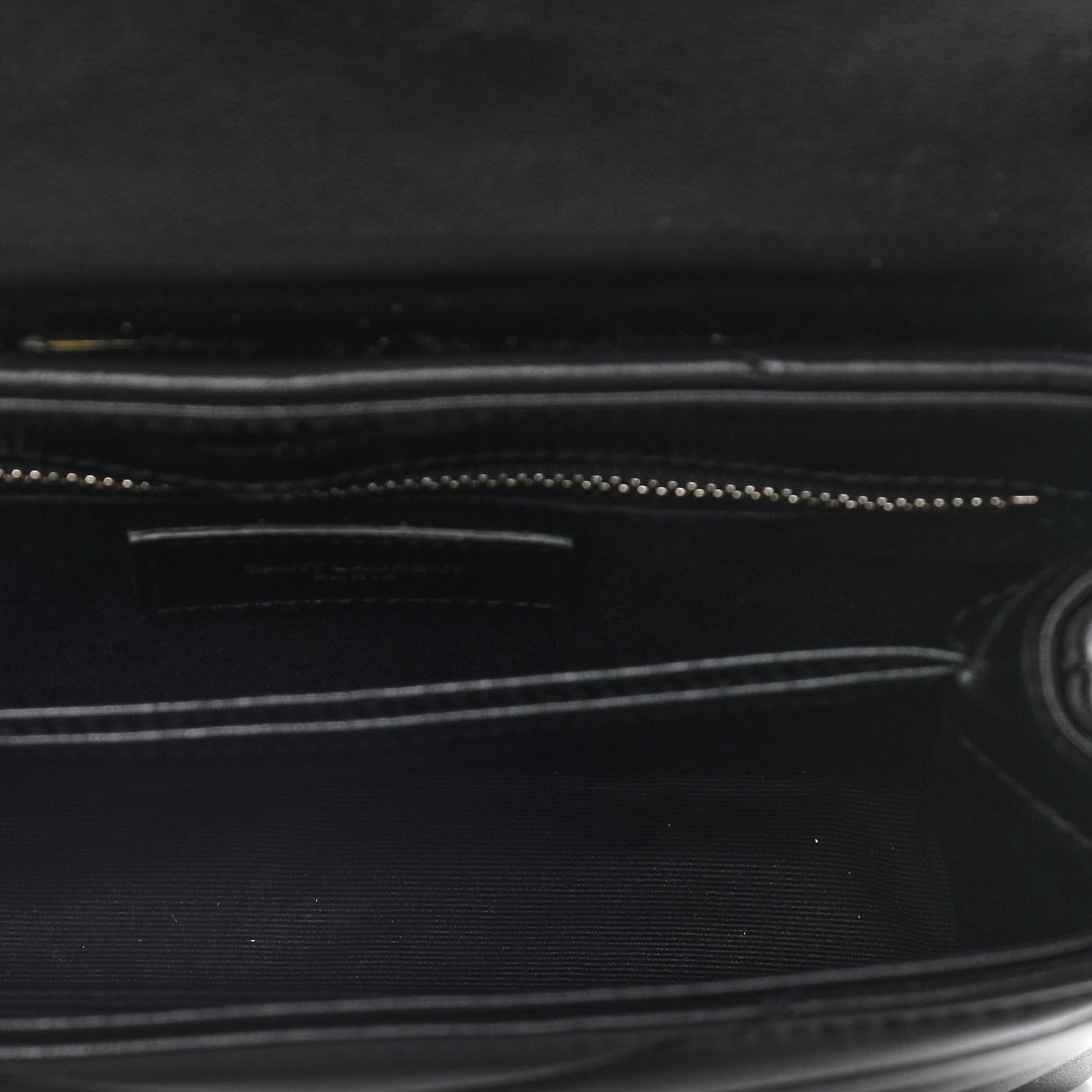 Saint Laurent Calfskin Y Quilted Monogram Toy Loulou Crossbody Bag Black 7 of 18