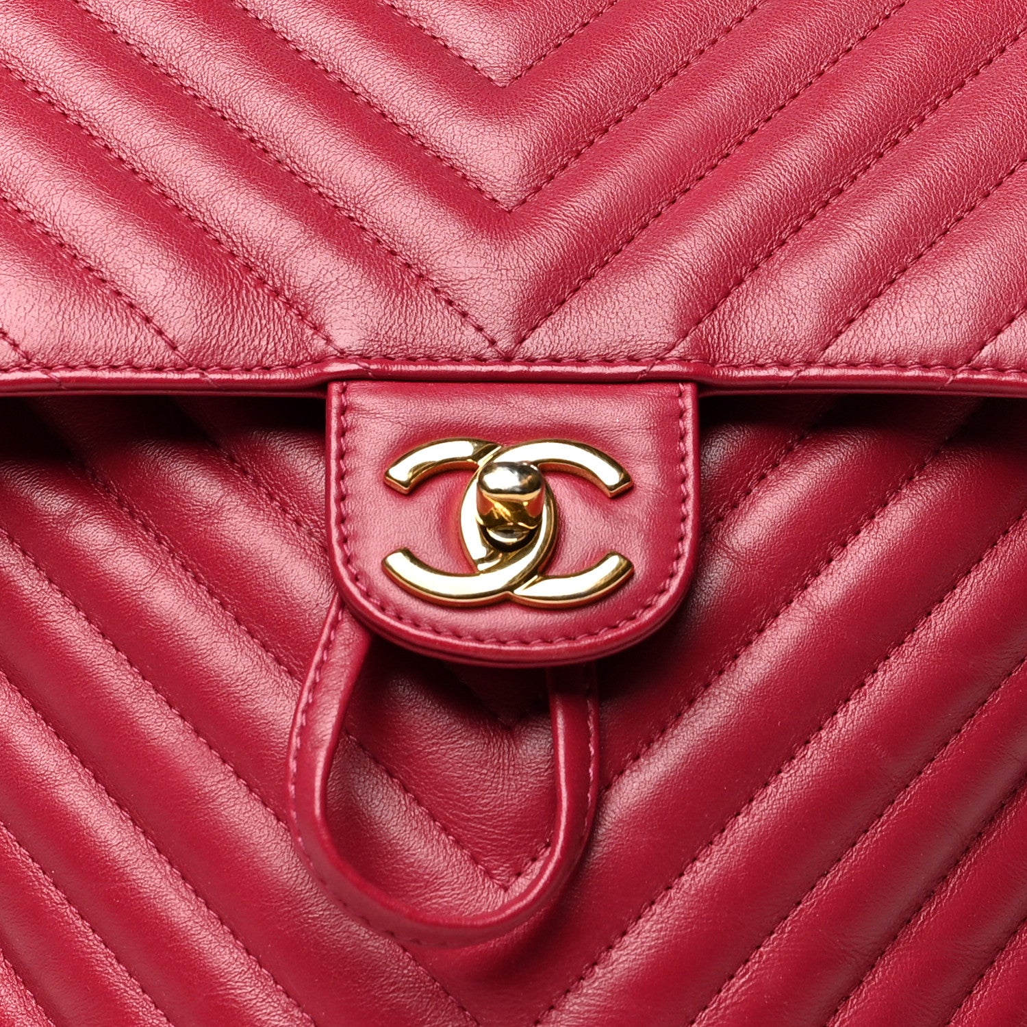 Chanel Calfskin Chevron Quilted Small Urban Spirit Backpack Dark Pink 8 of 10