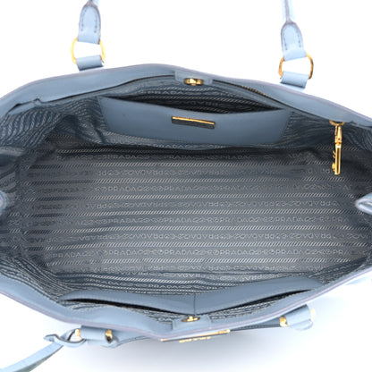 Prada Saffiano Cuir Large Double Bag Astrale 5 of 13