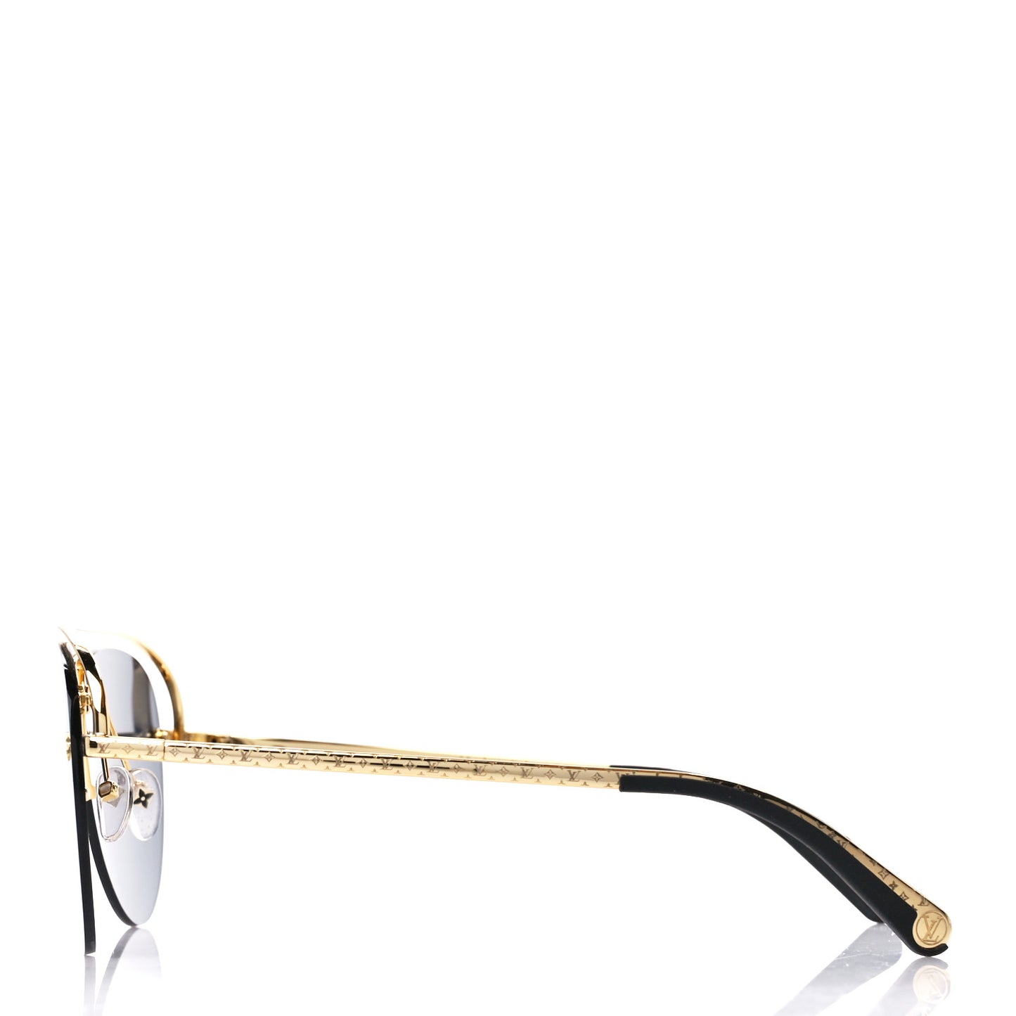 Metal Monogram Grease Sunglasses Z1172W Gold