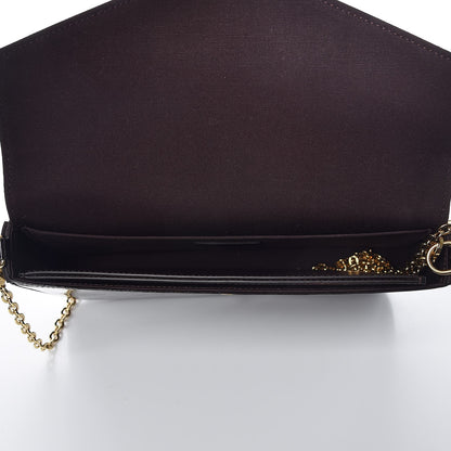 Louis Vuitton Vernis Pochette Felicie Chain Wallet Amarante 7 of 8