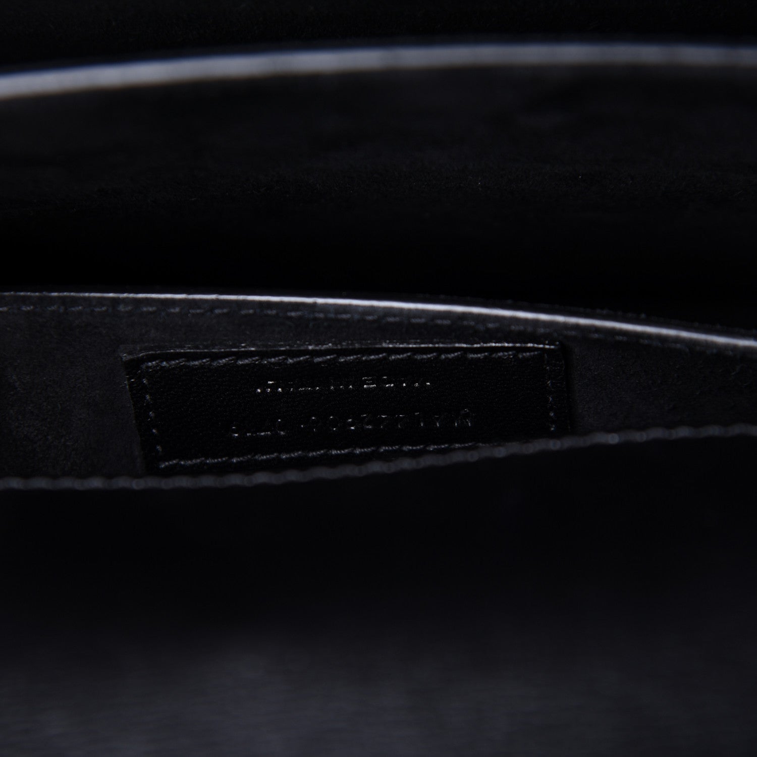 Saint Laurent Calfskin Medium Monogram Sunset Black 6 of 9