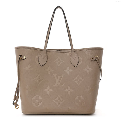 Louis Vuitton Empreinte Monogram Giant Neverfull MM Tourterelle 1 of 11