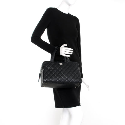 Chanel Caviar Quilted Bowler Black 2 of 8