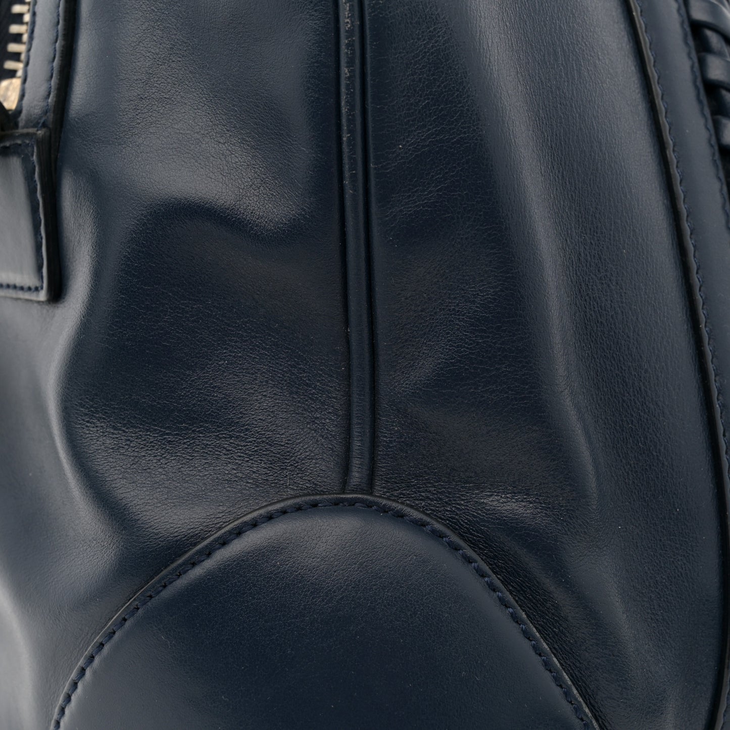 Calfskin Braided Medium Lucrezia Blue