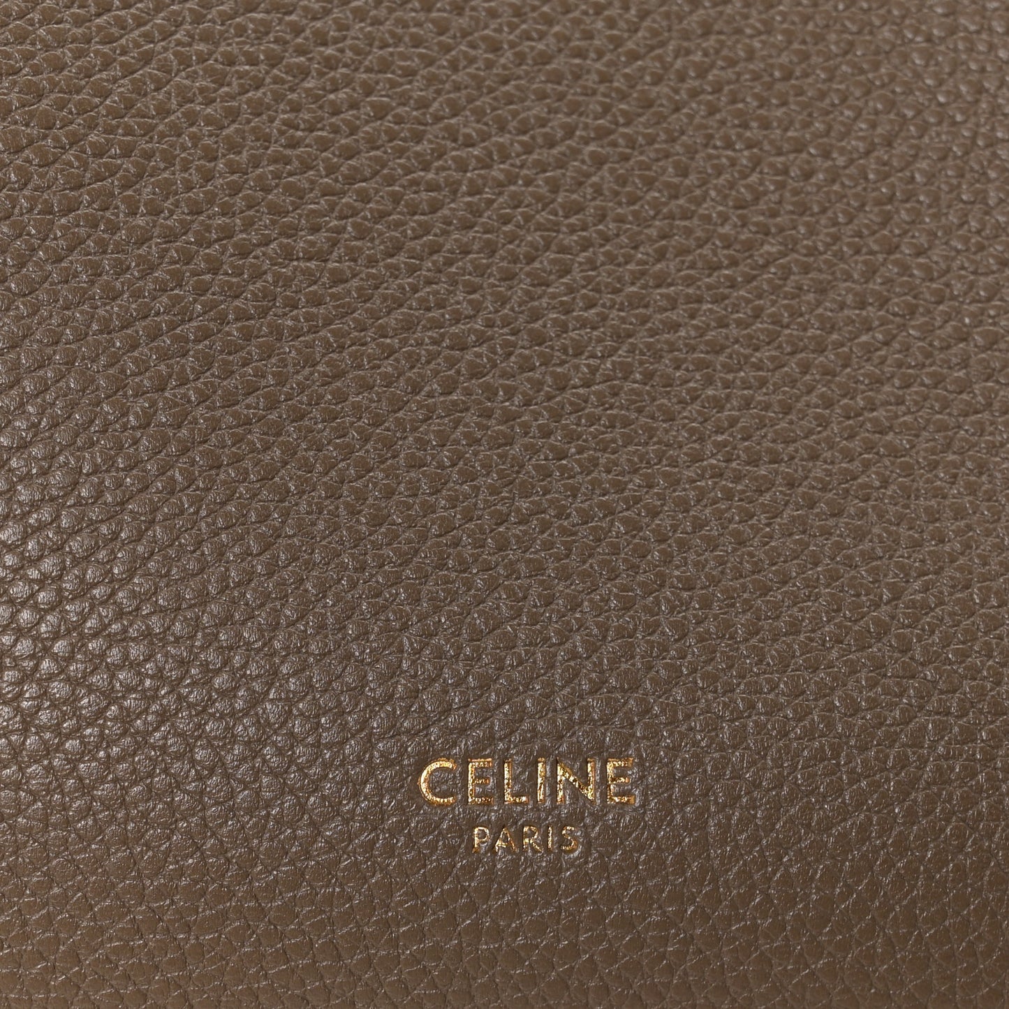 Soft Grained Calfskin Small Sangle Bucket Bag Taupe