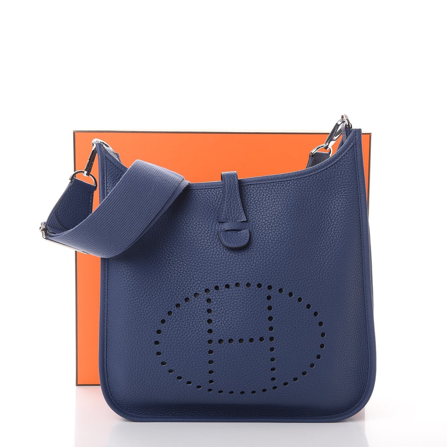 Taurillon Clemence Evelyne III PM Bleu Agate