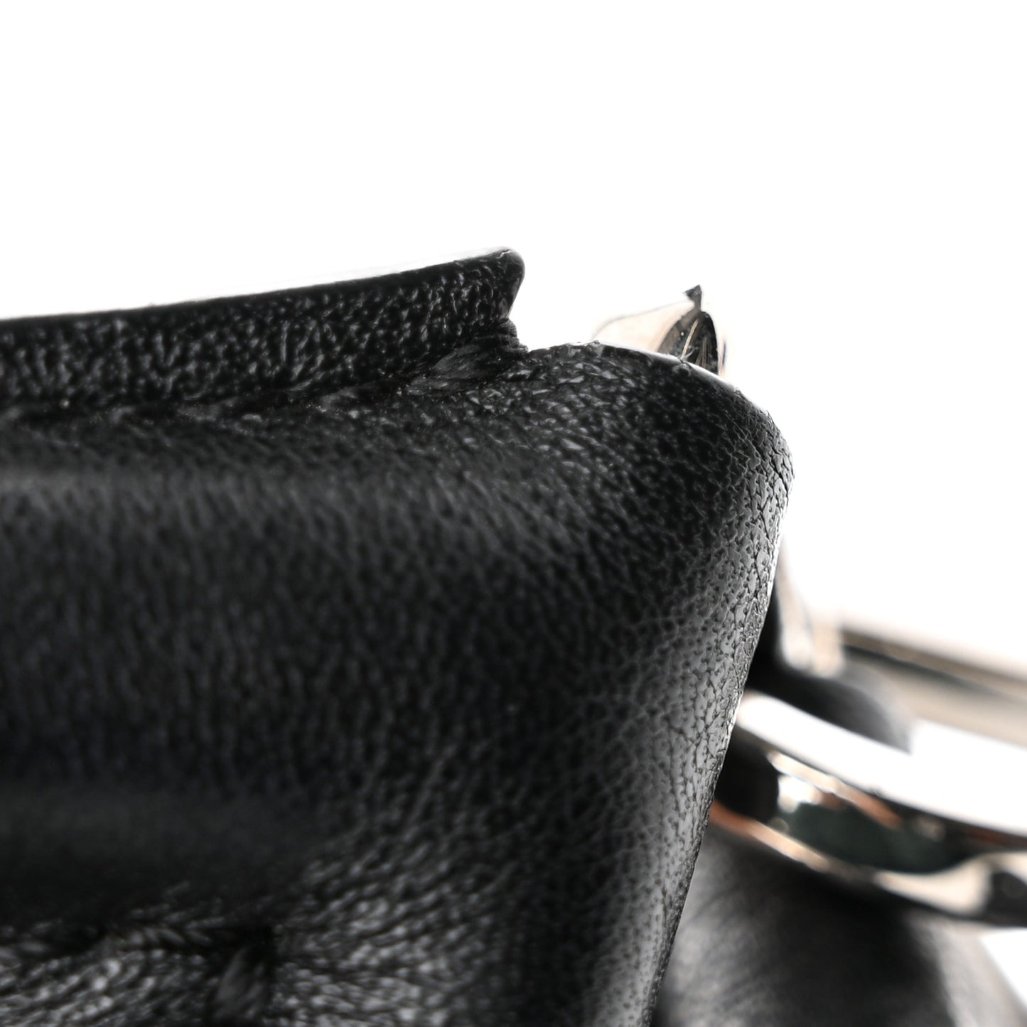 Calfskin Small Puzzle Bag Black