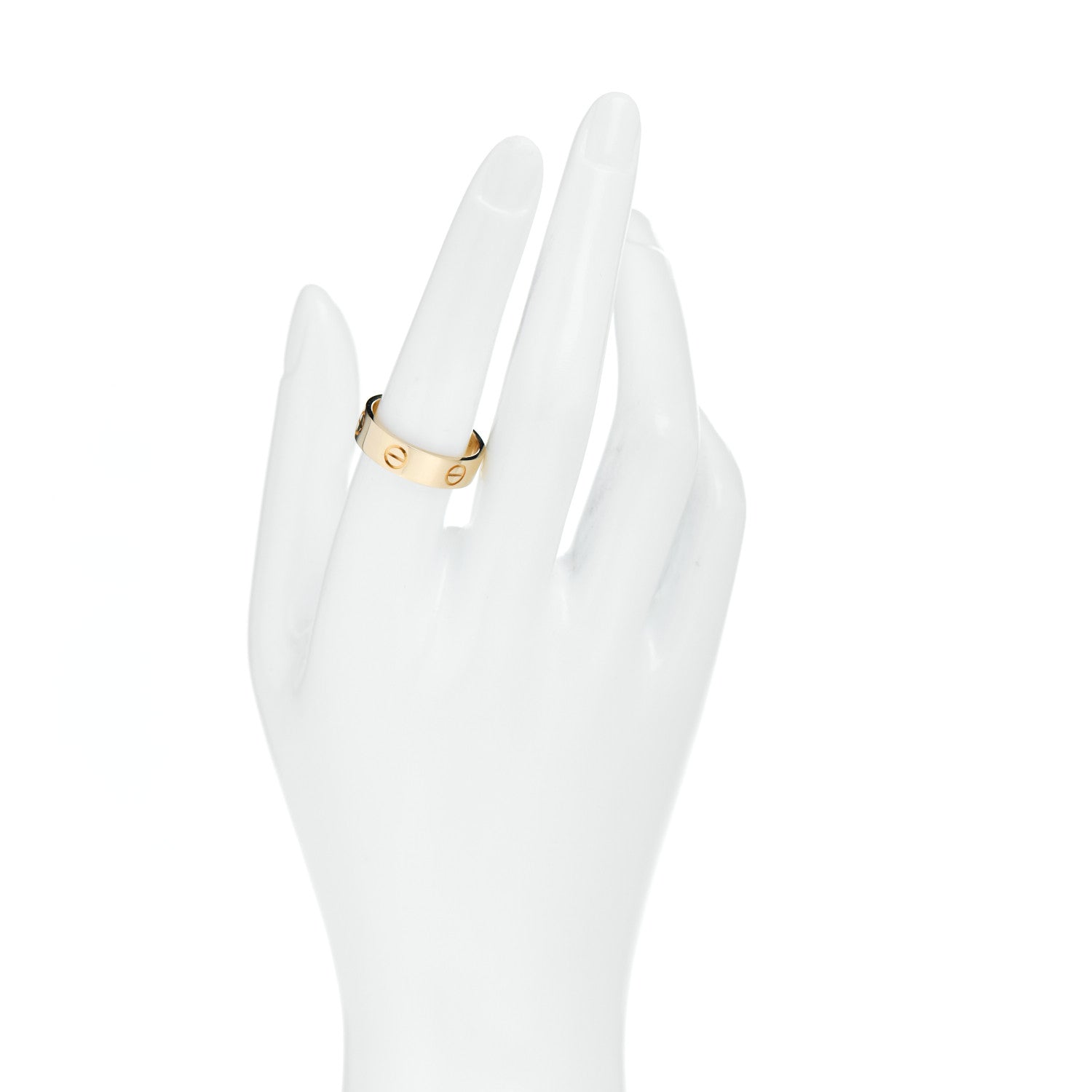 Cartier 18K Yellow Gold 5.5mm LOVE Ring 57 8 2 of 4