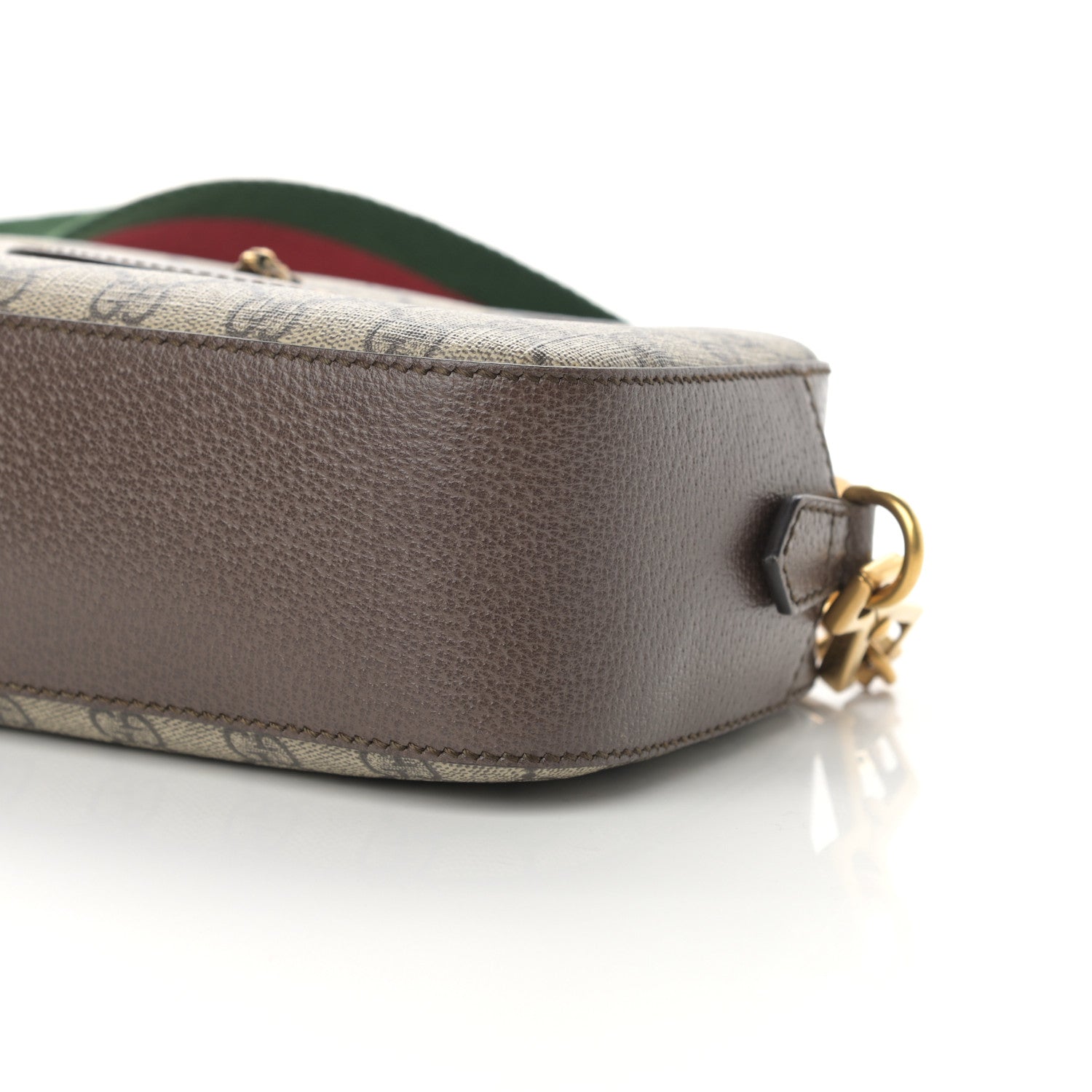 Gucci GG Supreme Monogram Web Neo Vintage Shoulder Bag Beige New Acero Crop 10 of 10