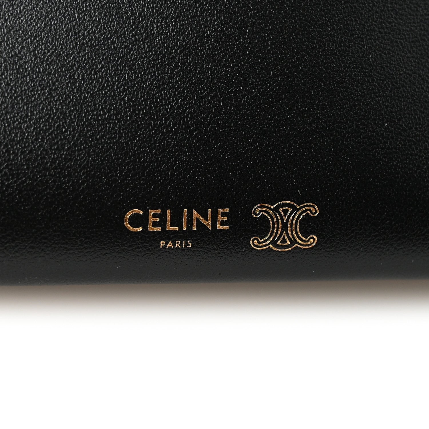 Celine Smooth Lambskin Trio Flap Black 6 of 10