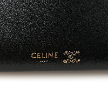 Celine Smooth Lambskin Trio Flap Black 6 of 10