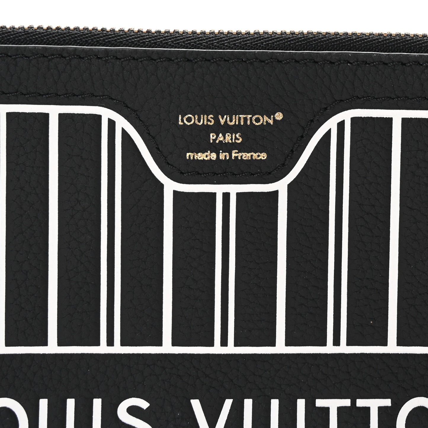 Calfskin Neverfull Inside Out MM Pochette Black