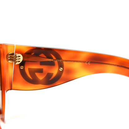 Gucci Acetate Oversized Interlocking GGG0151S Sunglasses Tortoise 4 of 7