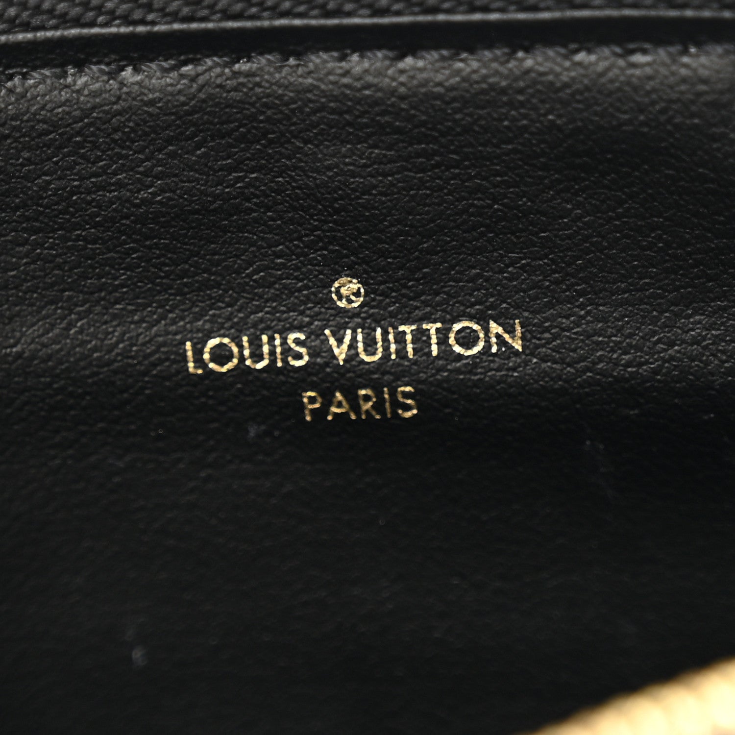 Louis Vuitton Empreinte Felicie Chain Wallet Zippered Insert Black 6 of 9