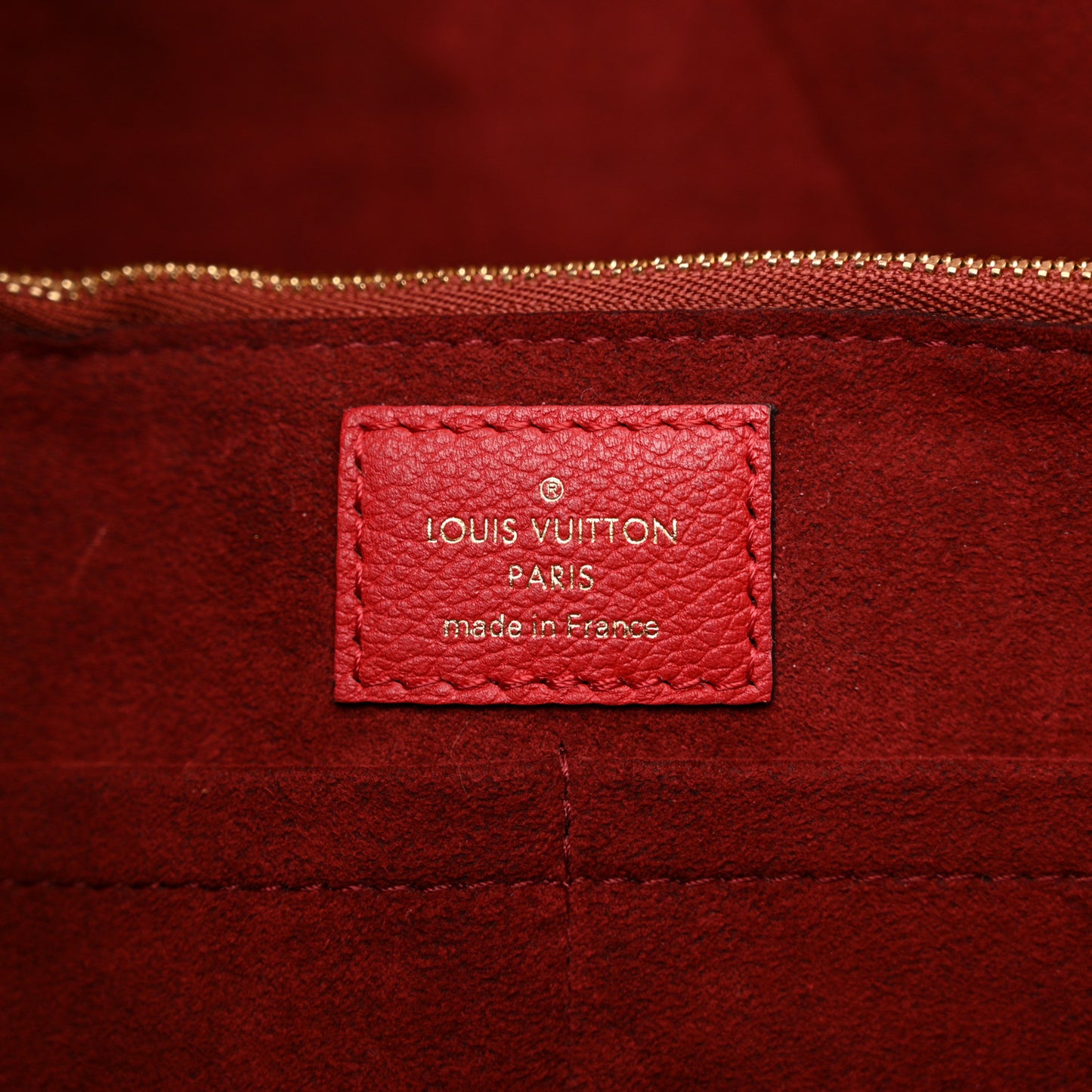 Calfskin Monogram Kimono Tote Cherry