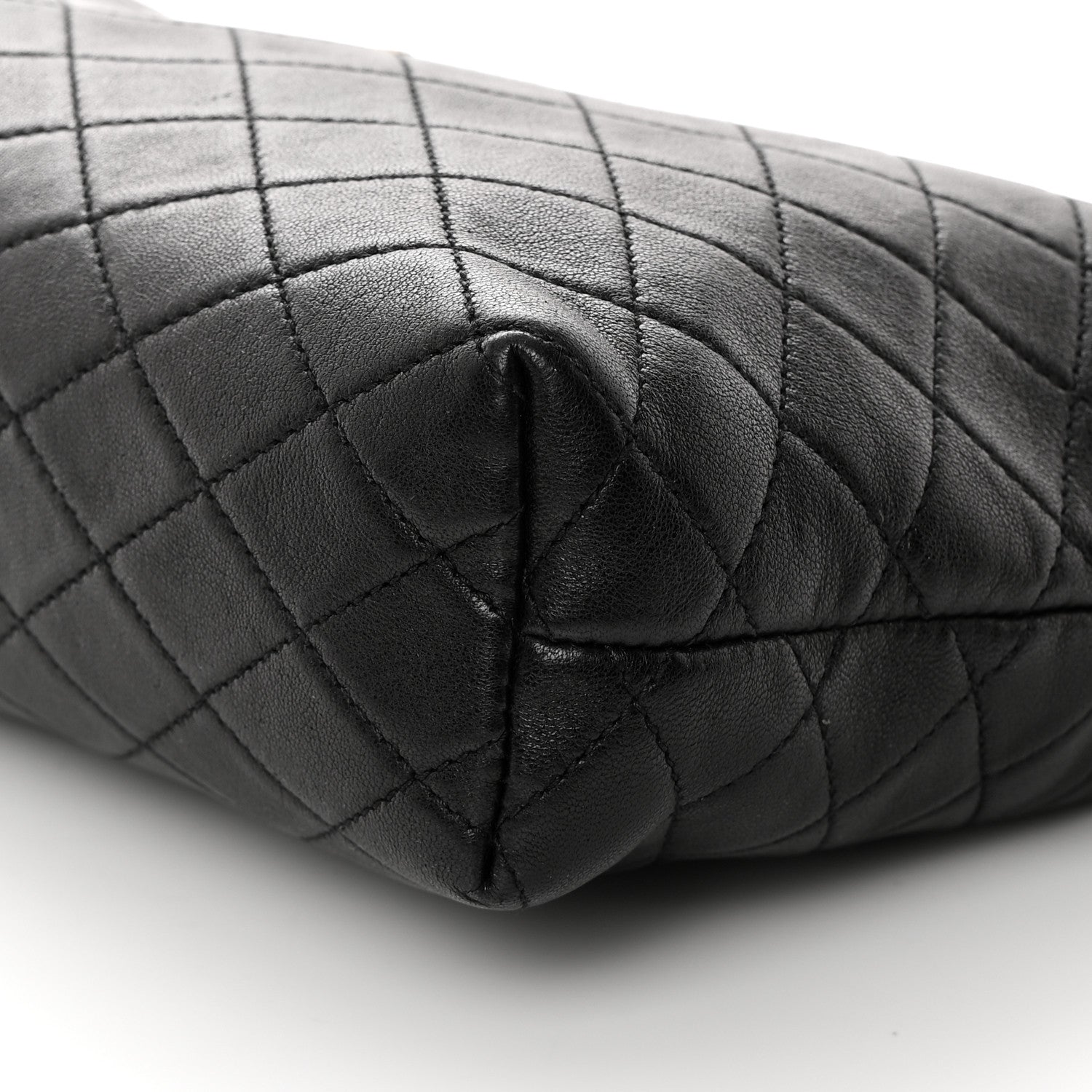 Saint Laurent Lambskin Quilted Gaby Cosmetic Pouch Black 9 of 12
