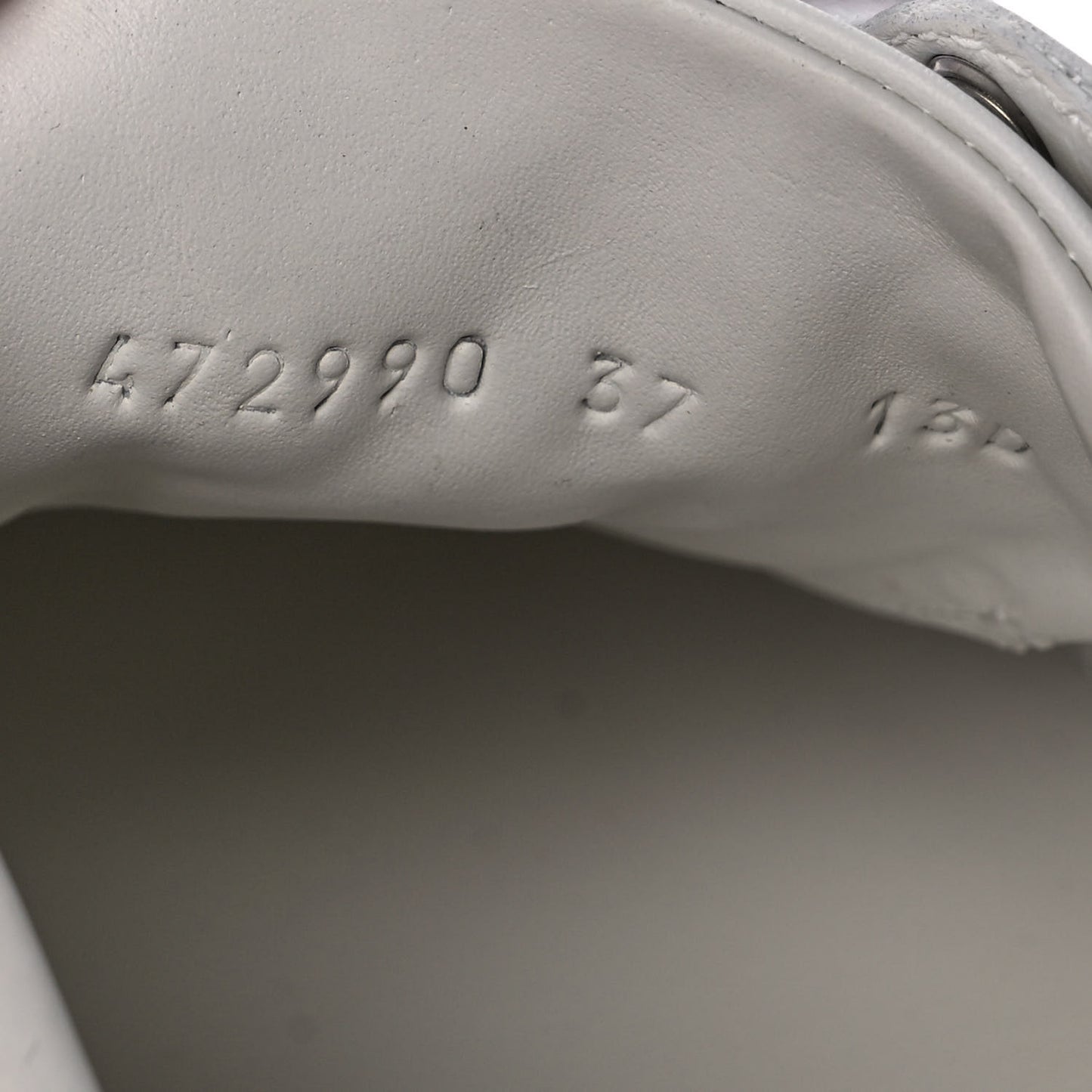 Calfskin Ayers Web Pierced Heart Embroidered New Ace Sneakers 37 White