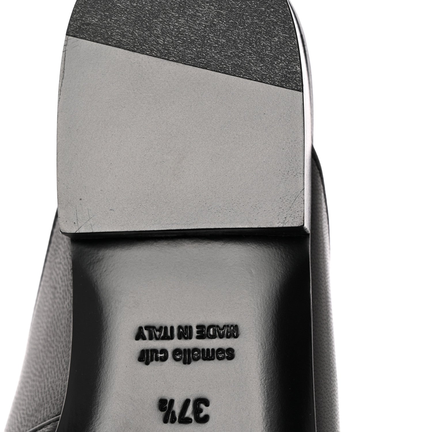 Hermes Goatskin Oz Mules 37.5 Black 9 of 11