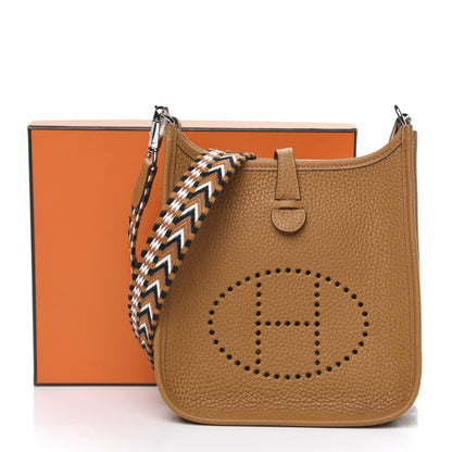 Hermes Taurillon Clemence Allegro Evelyne TPM Sesame 10 of 10