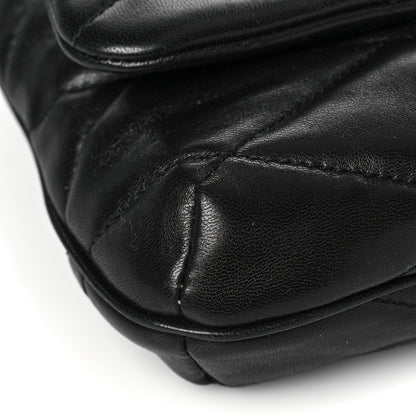 Saint Laurent Lambskin Quilted Le 57 Diamond Shoulder Bag Black 7 of 8