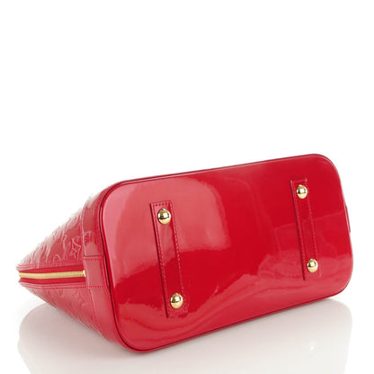 Louis Vuitton Vernis Alma MM Pomme D'Amour 4 of 8