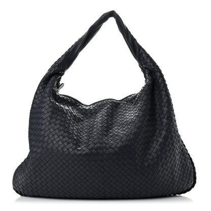 Bottega Veneta Nappa Intrecciato Large Veneta Hobo Ink 1 of 9
