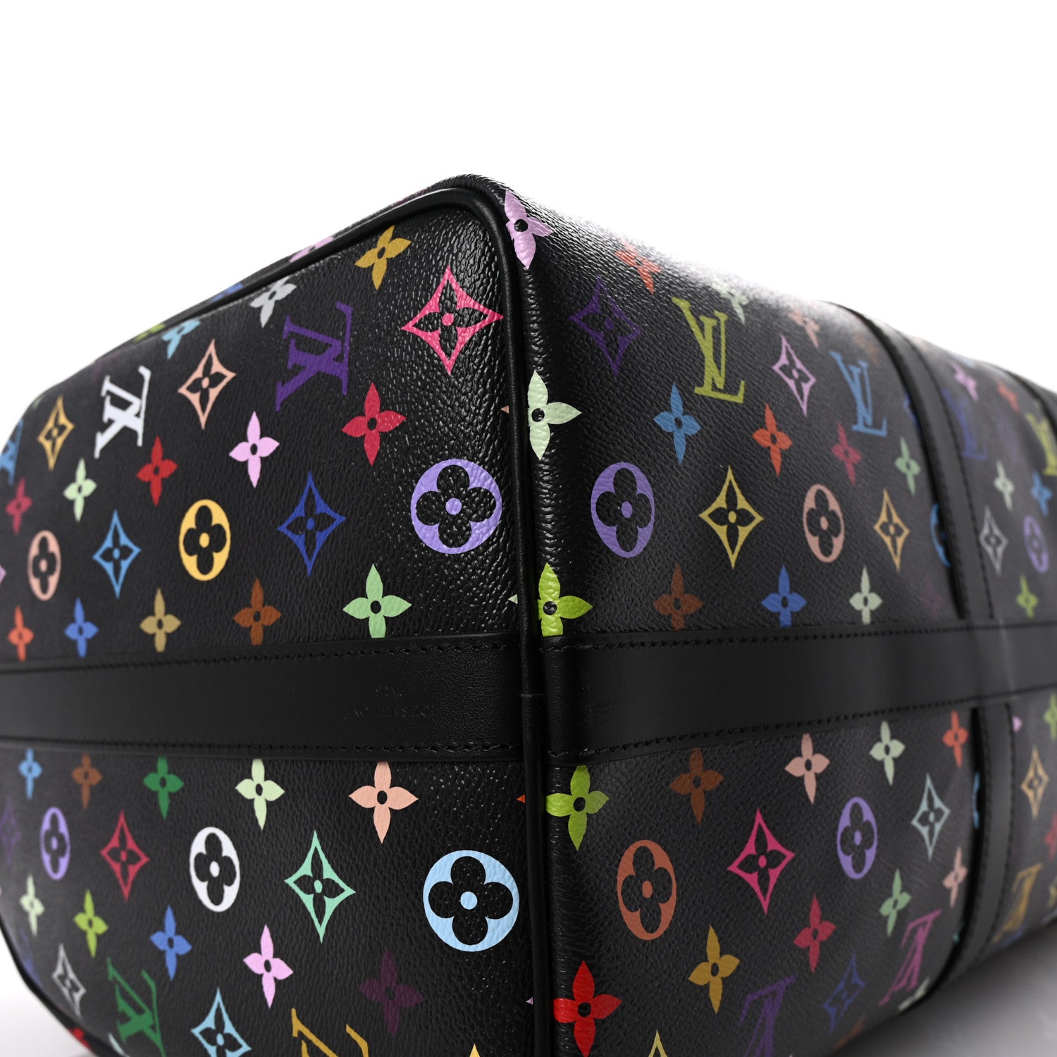 Louis Vuitton LV X TM Monogram Multicolor Keepall Bandouliere 50 Black 7 of 8