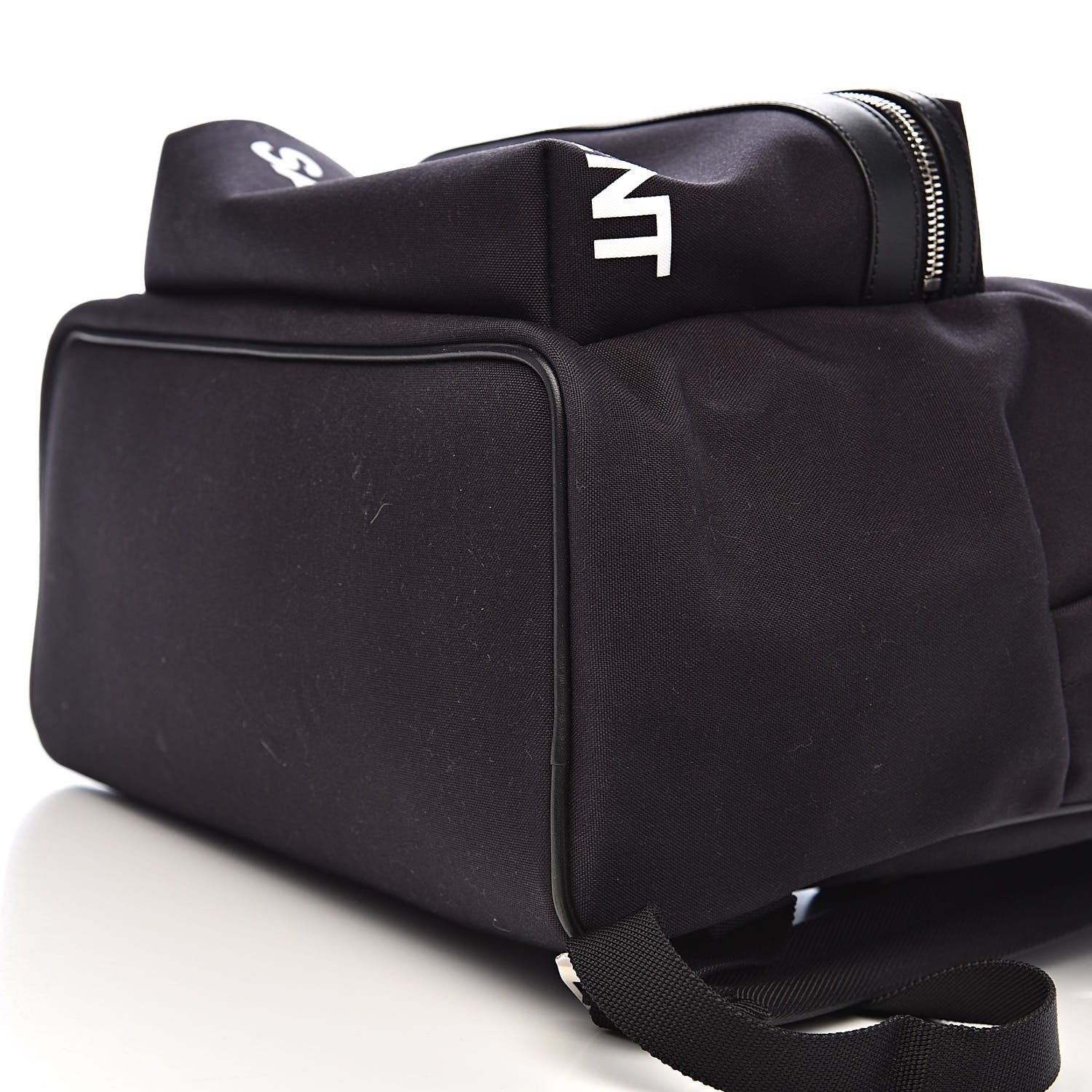 Saint Laurent Canvas Logo City Backpack Navy 10 of 12