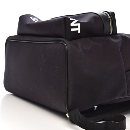 Saint Laurent Canvas Logo City Backpack Navy 10 of 12