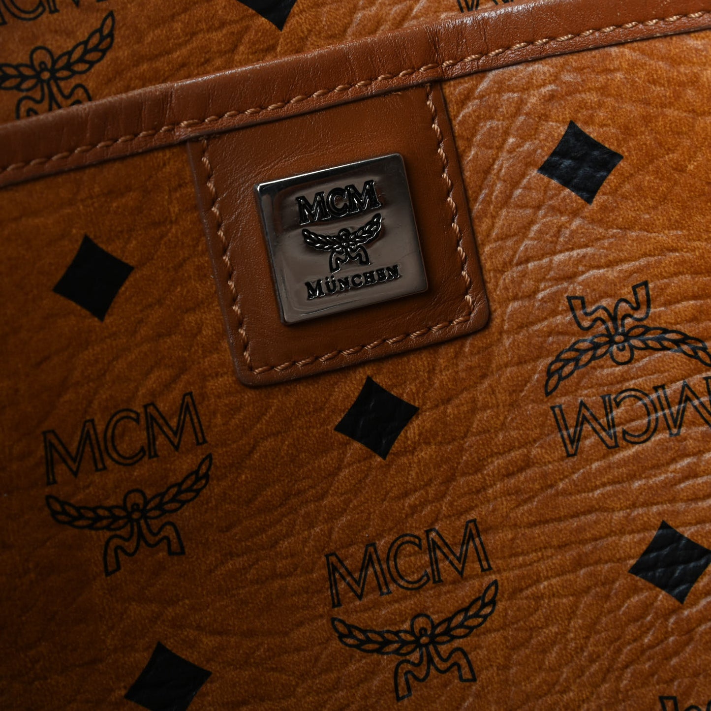 Visetos Shopping Tote Cognac