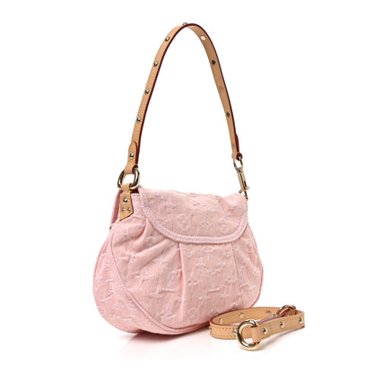 Louis Vuitton Monogram Denim Sunset Washed Pink 2 of 9