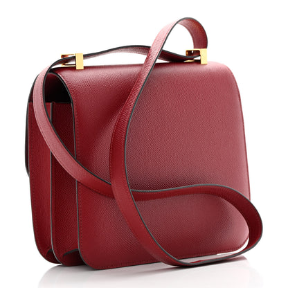 Hermes Epsom Constance 24 Rouge Grenat 3 of 17