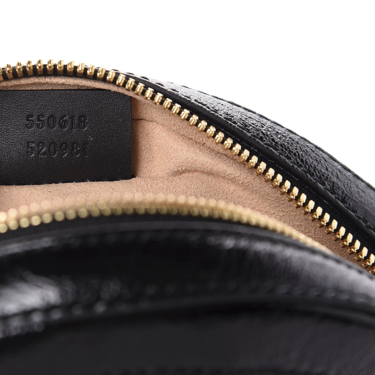 Suede Patent Web Mini Ophidia Round Shoulder Bag Black