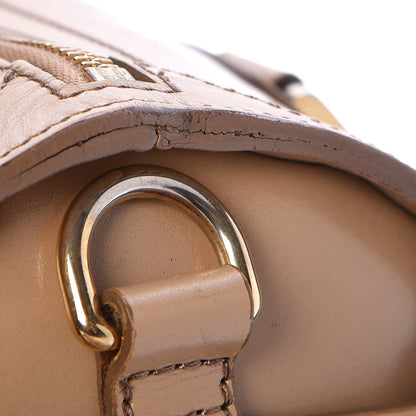 Burberry Polished Bridle Calfskin Medium Chester Bowling Bag Trench 10 of 16