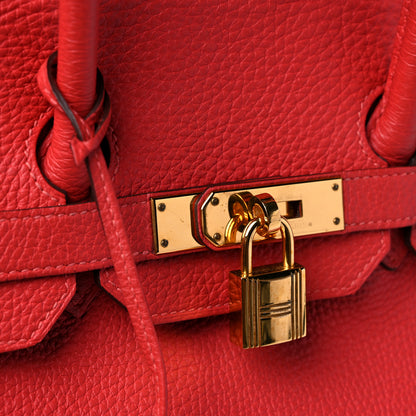 Hermes Togo Birkin 35 Rouge Pivoine 46 of 52